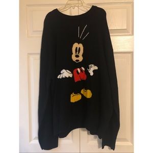 H&M Instarsia-motif Mickey Mouse Sweater
